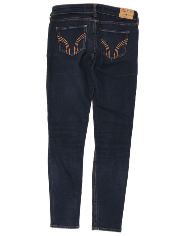 Женские джинсы скинни Hollister США 5, маленькие W27 L31, темно-синие, хлопок