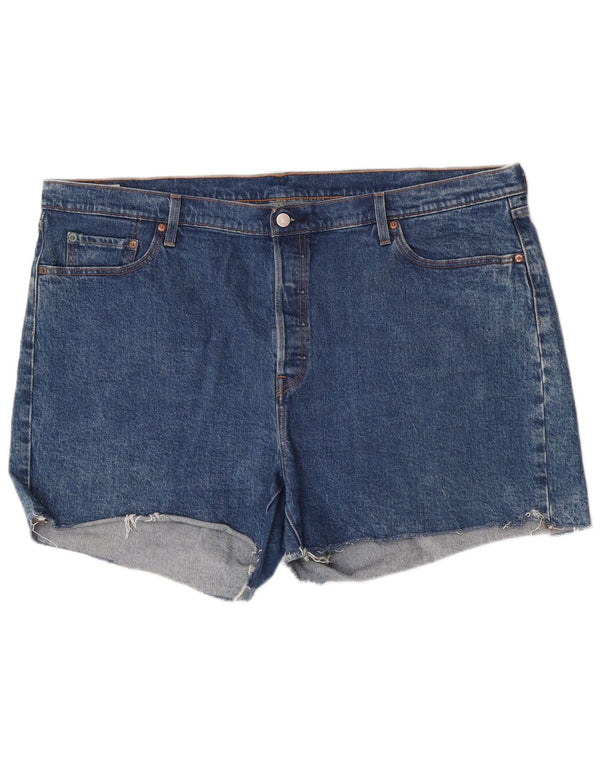 Женские джинсовые шорты Levi's 501 США 24 4XL W48 Синий хлопок