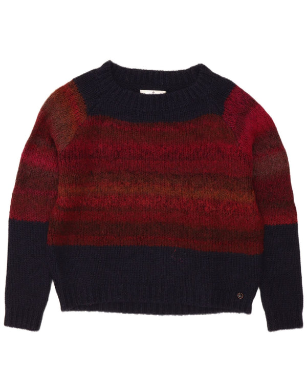 Женский джемпер с вырезом «лодочка» Replay UK 10, маленький темно-синий с цветными блоками