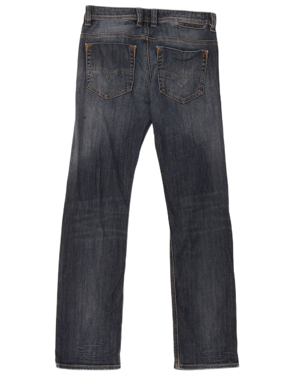 Мужские джинсы Diesel Safado Regular Slim Straight W27 L30, синий хлопок