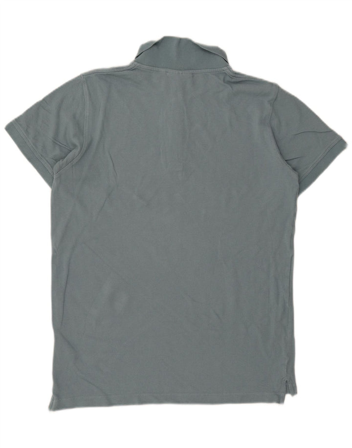 Мужская рубашка поло Fjall Raven, хлопок среднего синего цвета