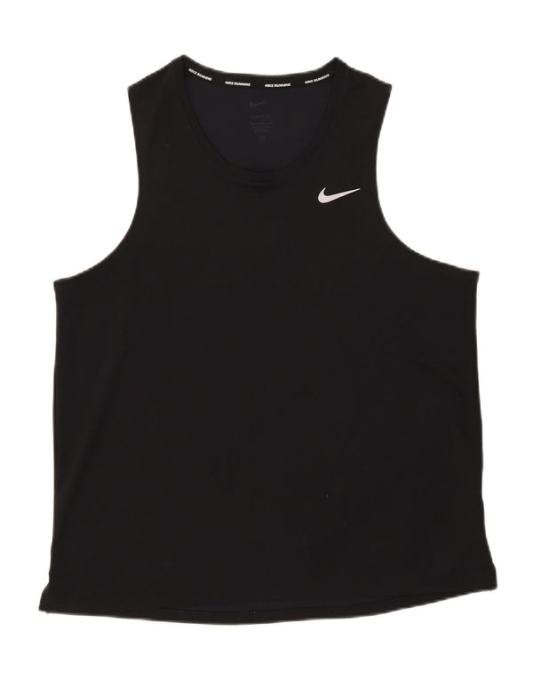 Женский жилет Nike Dri Fit UK 16, большой черный полиэстер