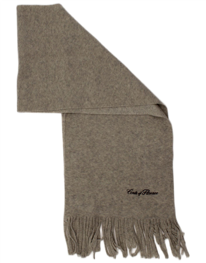 Мужской флисовый прямоугольный шарф Conte of Florence, один размер, серый полиэстер