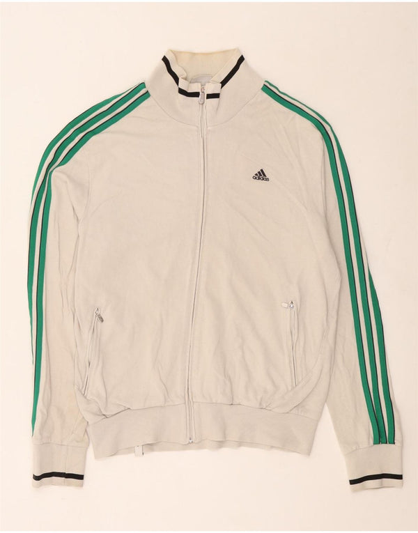 Мужская спортивная куртка Adidas UK 42/44, большой белый хлопок