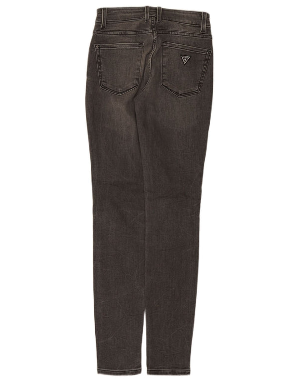 Женские джинсы скинни Guess со средней посадкой W25 L30 серые