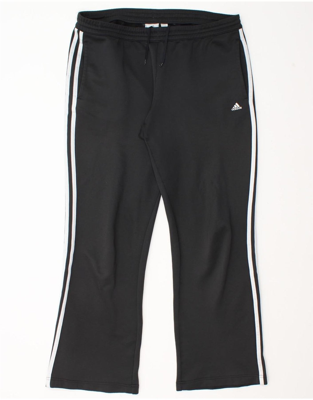 Женские спортивные брюки Adidas UK 16, большой черный полиэстер
