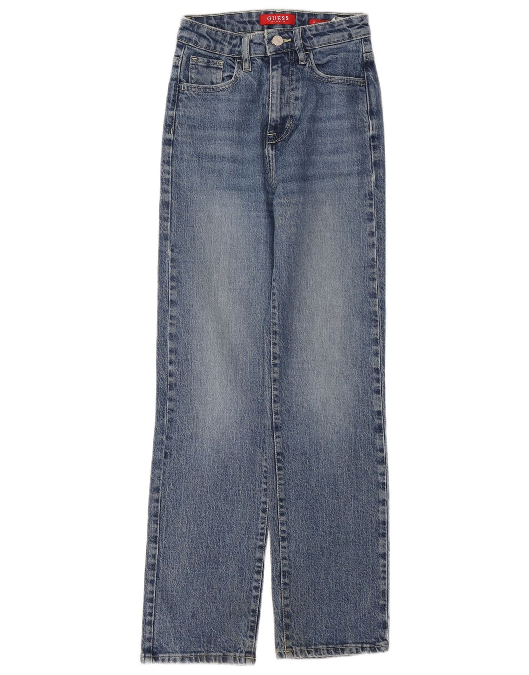 Женские прямые джинсы Guess W24 L29, синие, хлопок
