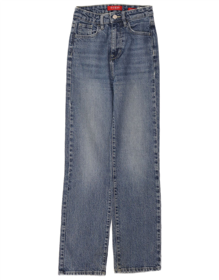 Женские прямые джинсы Guess W24 L29, синие, хлопок