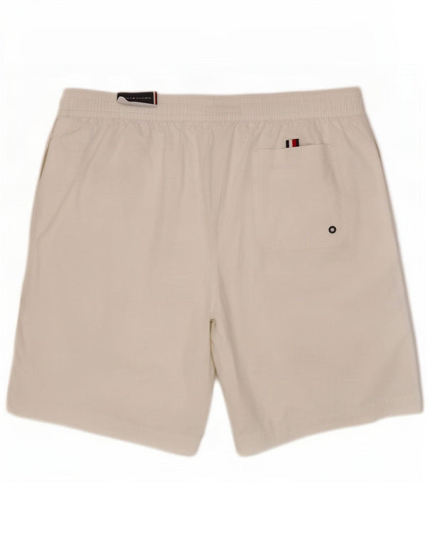 Мужские шорты для плавания Tommy Hilfiger XL, белый нейлон