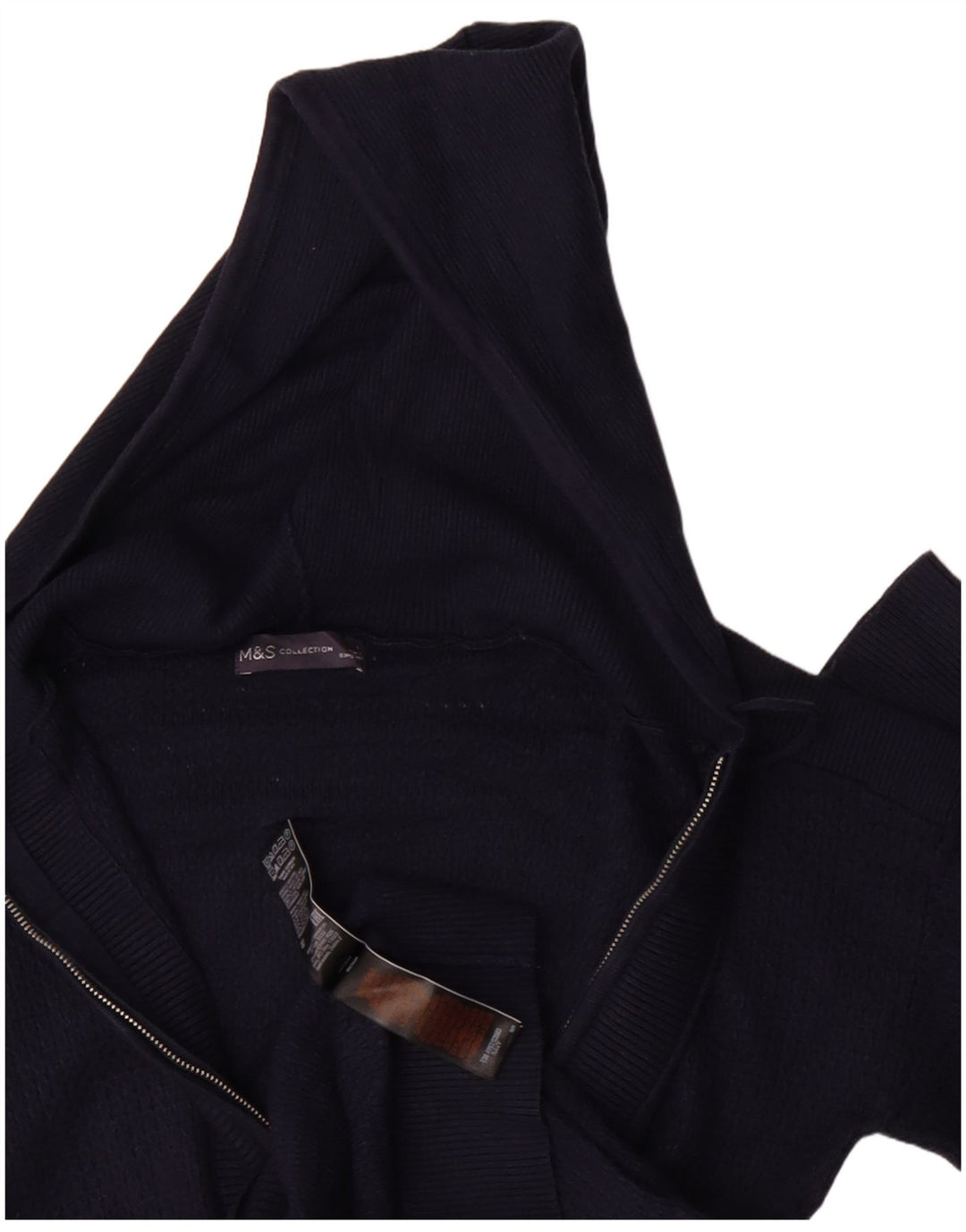 Женский кардиган Marks & Spencer UK 10, маленький темно-синий из вискозы