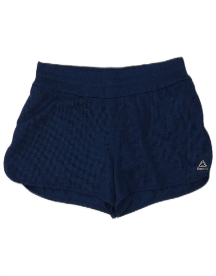 Женские спортивные шорты Reebok Speedwick UK 16, большие синие, полиэстер