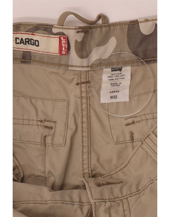 Мужские шорты-карго Levi's Medium W32, хаки, хлопок