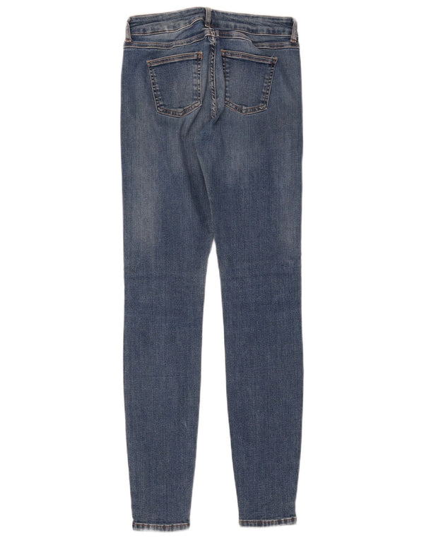 Женские джинсы скинни Marks & Spencer UK 8, маленькие W28 L30, синие, хлопок