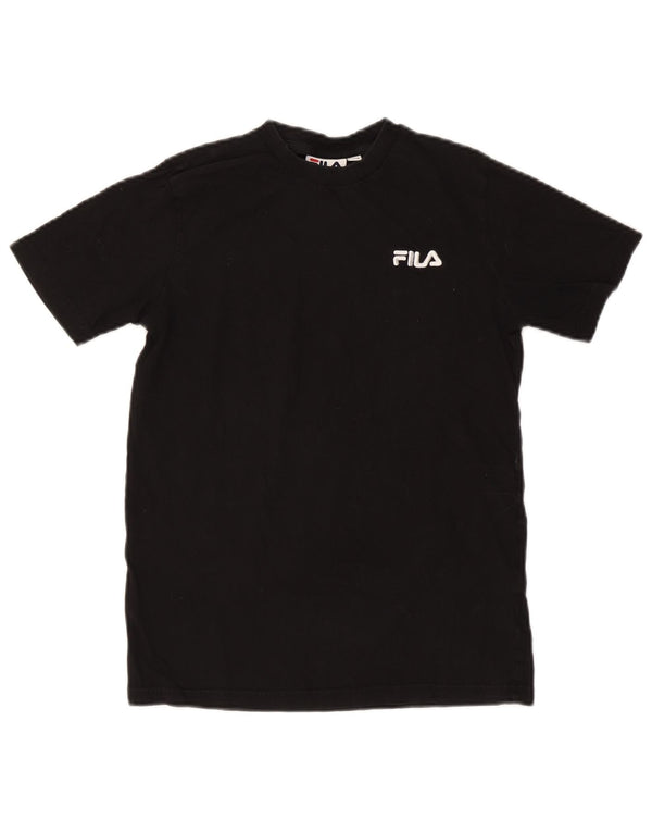 Женская футболка FILA Top UK 6 XS, черный хлопок
