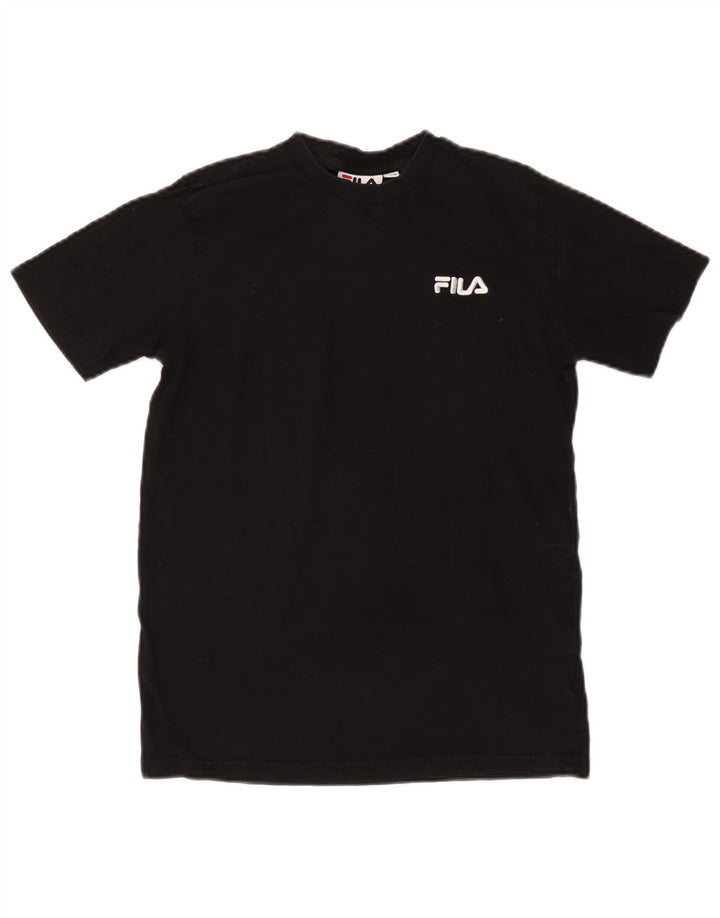 Женская футболка FILA Top UK 6 XS, черный хлопок