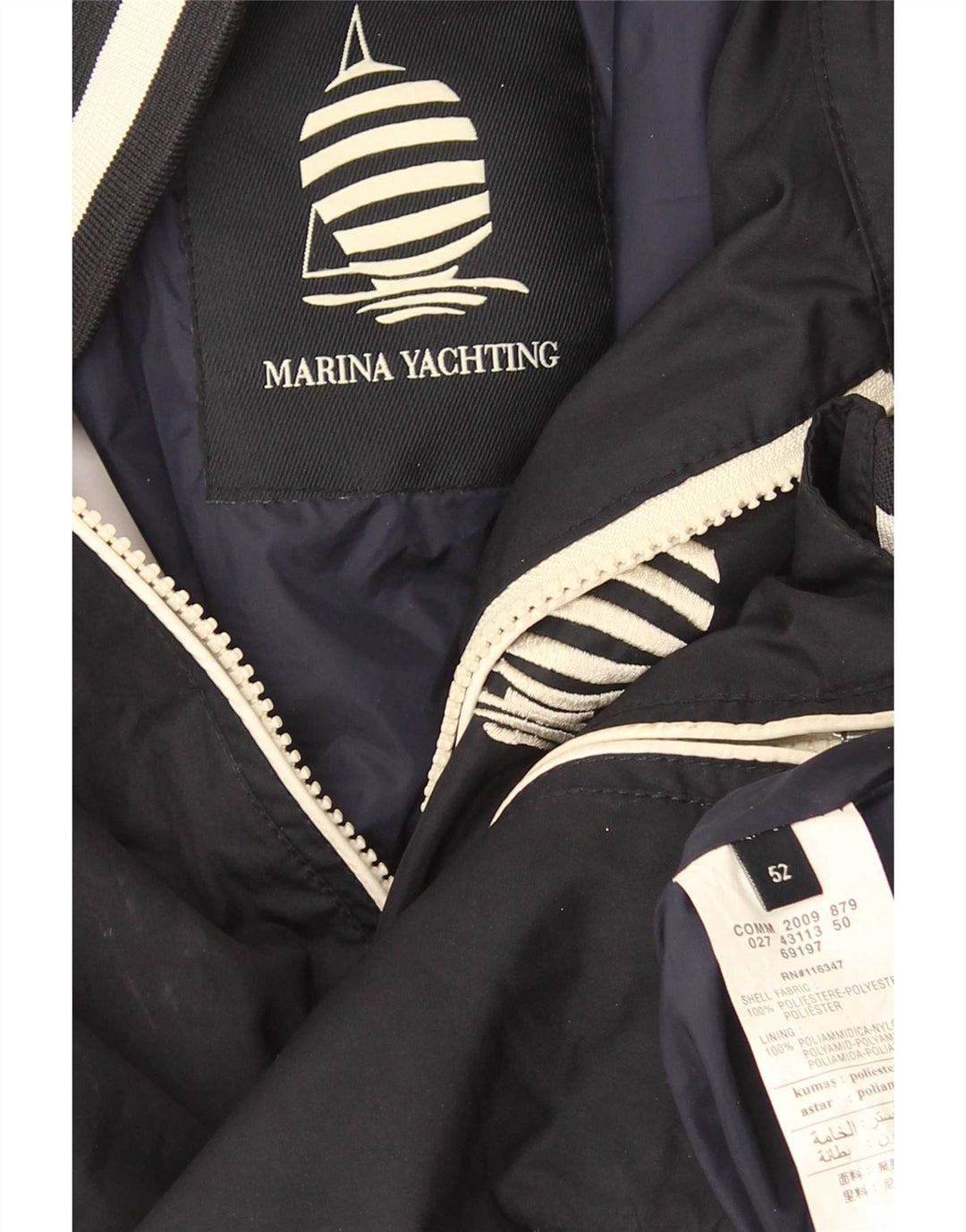 Мужской жилет Marina Yachting IT 52 XL, черный полиэстер
