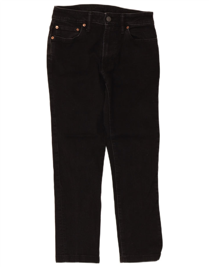 Женские укороченные джинсы American Eagle W30 L26, черный хлопок