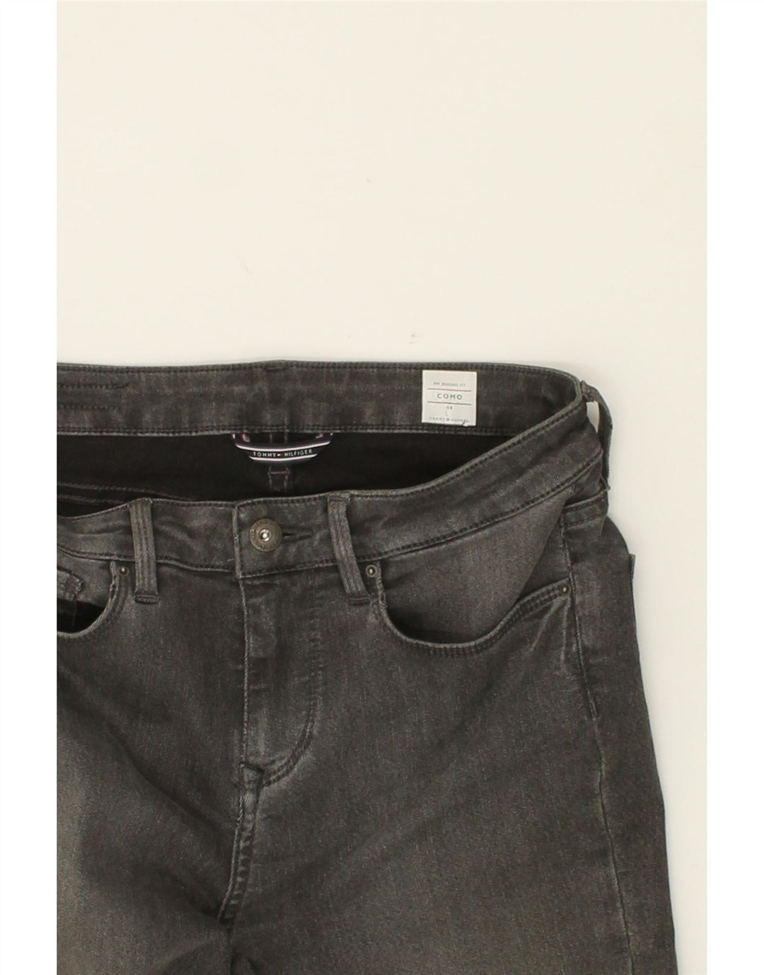 TOMMY HILFIGER Womens Como Jegging Jeans  W28 L26 Grey Vintage Tommy Hilfiger and Second-Hand Tommy Hilfiger from Messina Hembry 