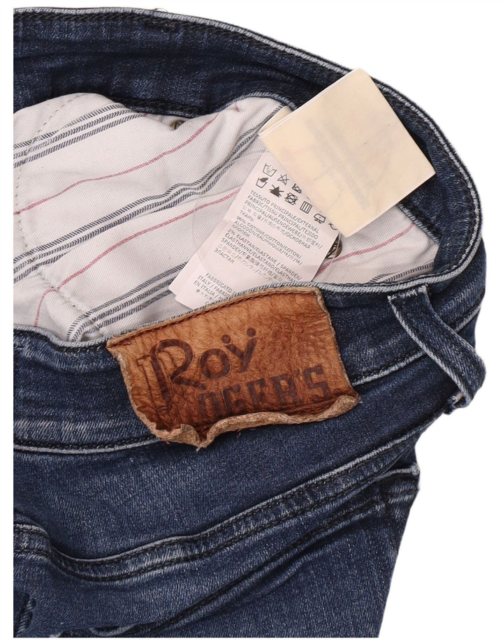 Мужские узкие джинсы Roy Rogers W33 L28 темно-синие, хлопок