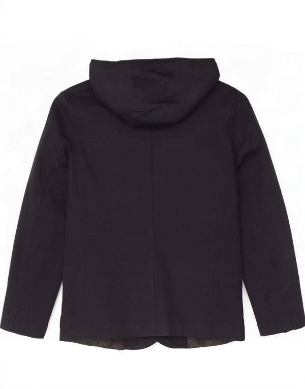 Мужская куртка с капюшоном Zara UK 38, средний темно-синий