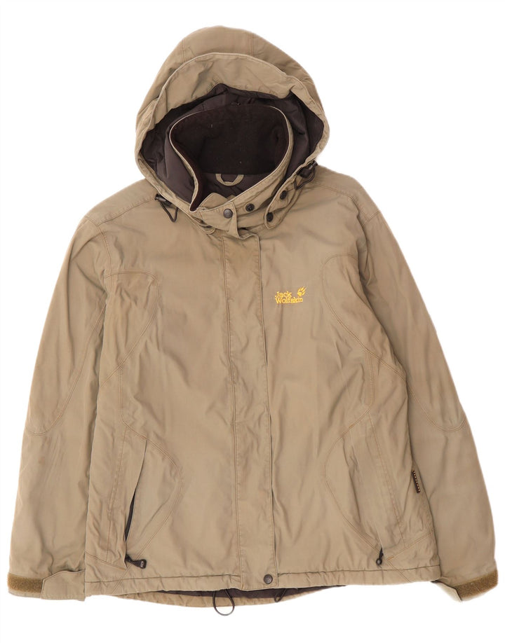 JACK WOLFSKIN Женская ветровка UK 12 Medium Beige Colourblock