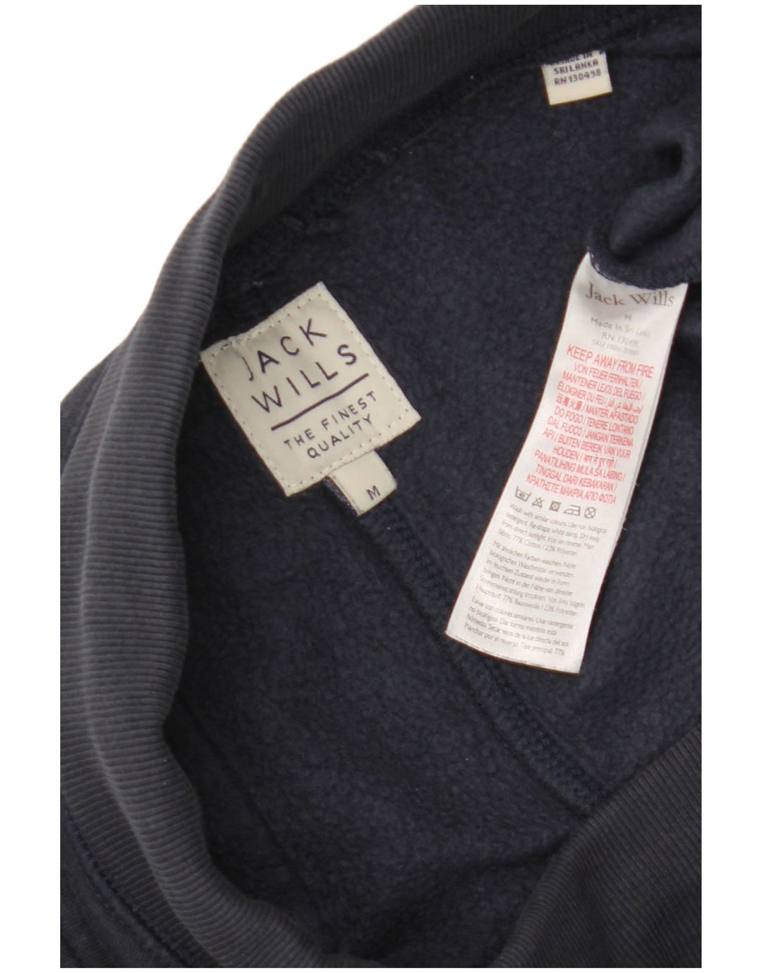 Мужские спортивные шорты Jack Wills среднего размера, темно-синие, хлопок
