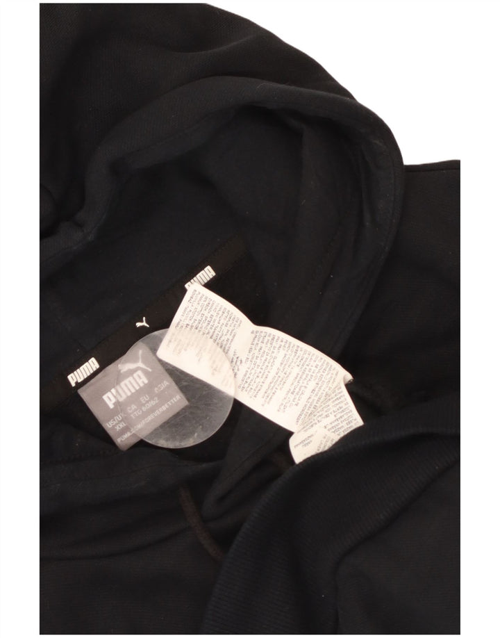 Мужской джемпер с капюшоном Puma 2XL, черный, хлопок