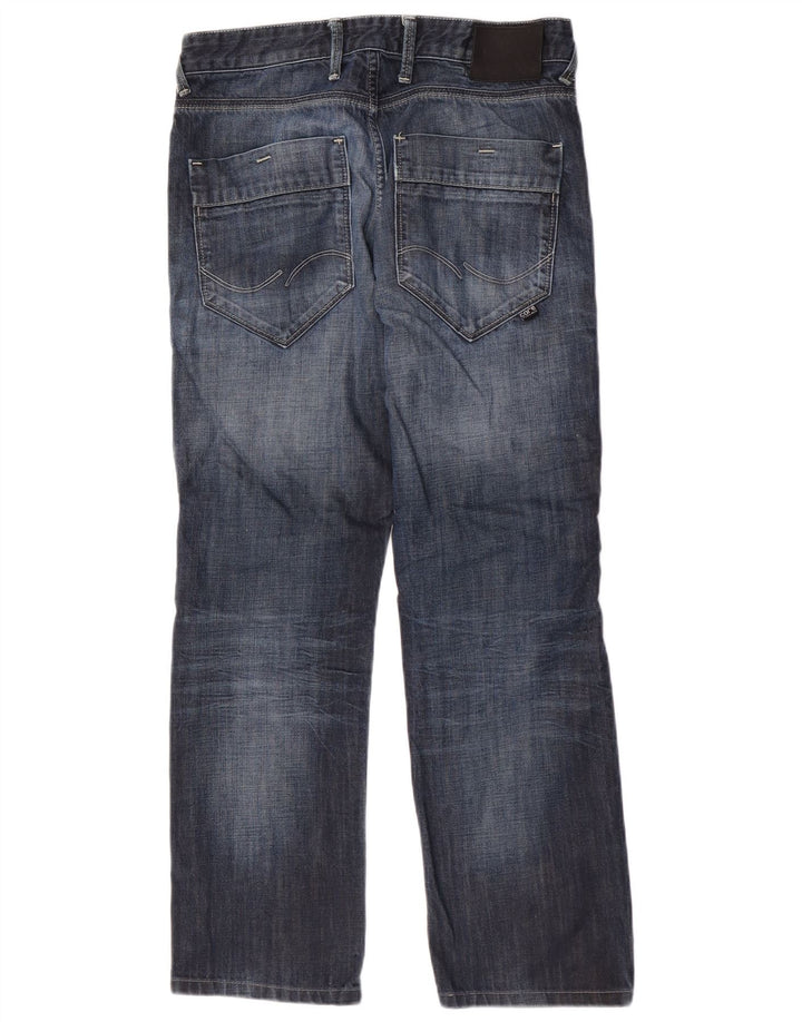 Мужские прямые джинсы Jack & Jones W30 L30 синие, хлопок