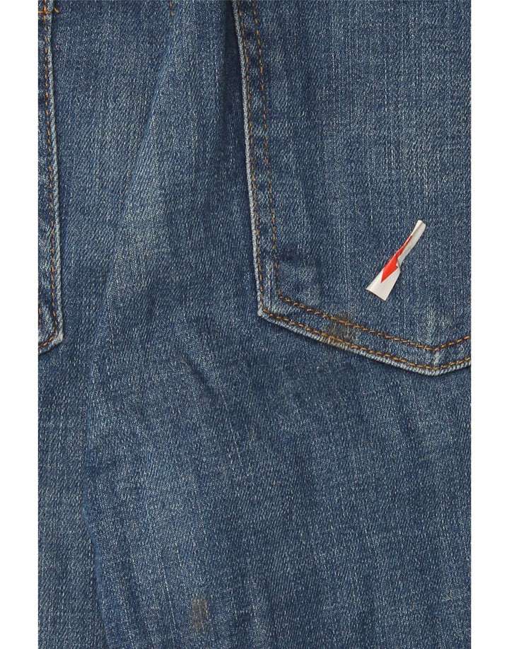 Женские джинсы Bootcut Zara EU 38, маленькие W28 L27, темно-синие, хлопок