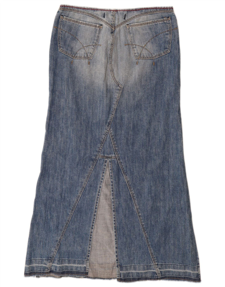 Женская джинсовая юбка с завышенной талией GAS, маленькая W27, синяя