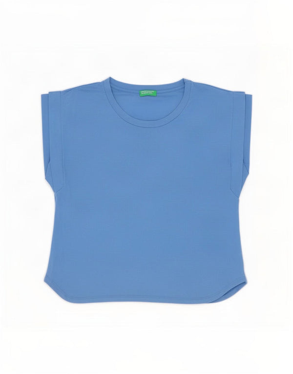 Женский жилет Benetton UK 18 XL, синий хлопок