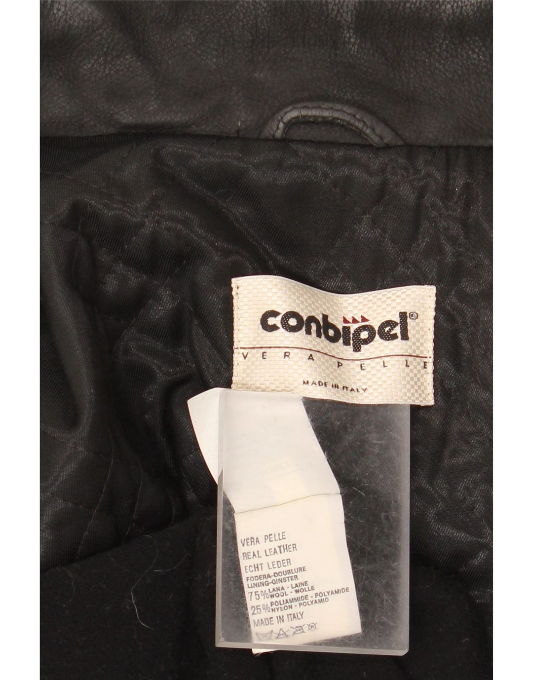 CONBIPEL Мужское кожаное пальто IT 54 XL Черное кожаное