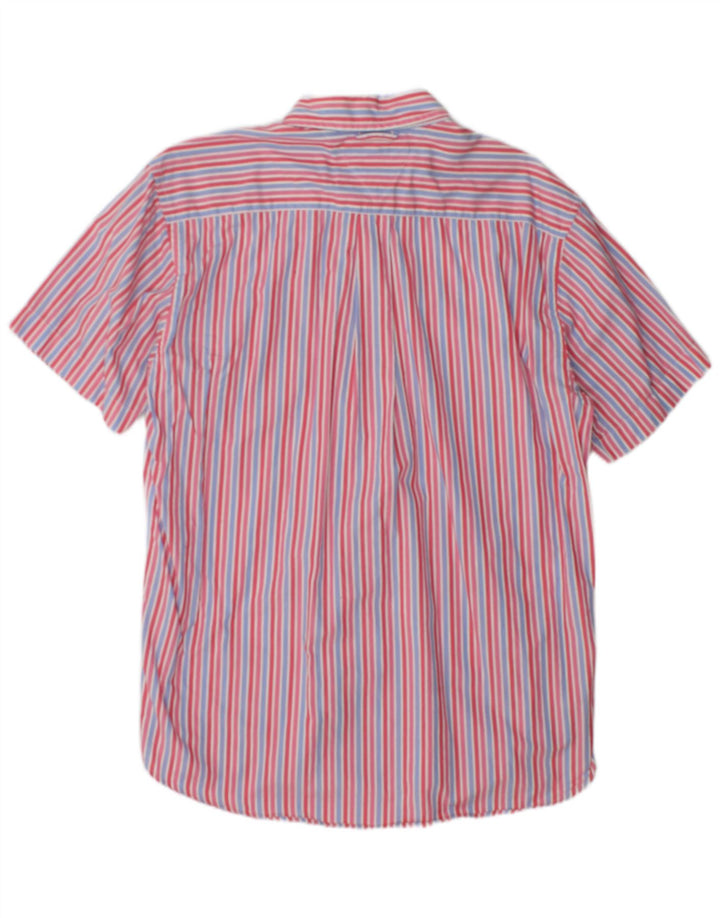 Мужская рубашка с коротким рукавом Tommy Hilfiger, большая красная полоска