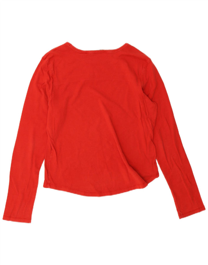 Tommy Hilfiger Женский топ с длинным рукавом UK 18 XL Красный