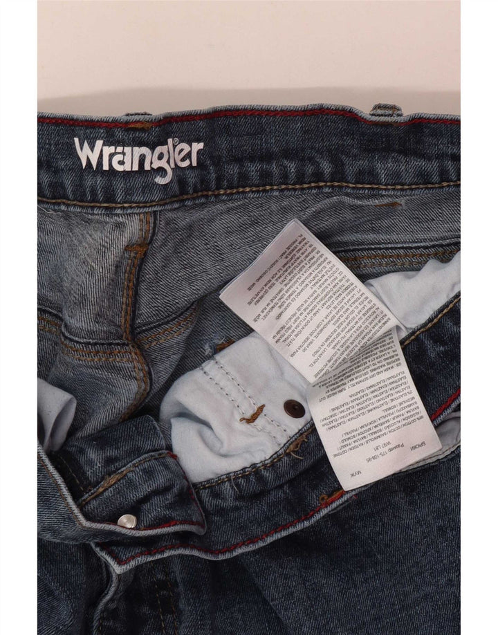 Мужские обычные прямые джинсы Wrangler W38 L32, синий хлопок