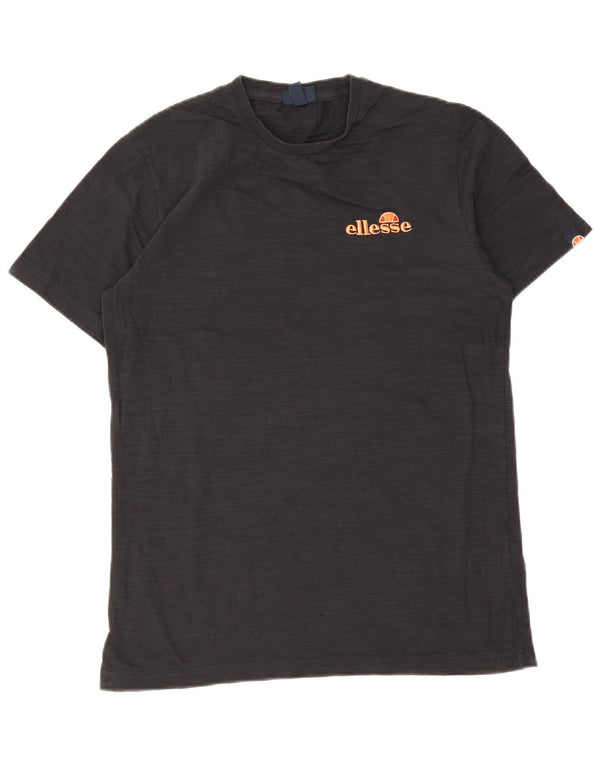 Мужская футболка Ellesse с рисунком, средний черный хлопок
