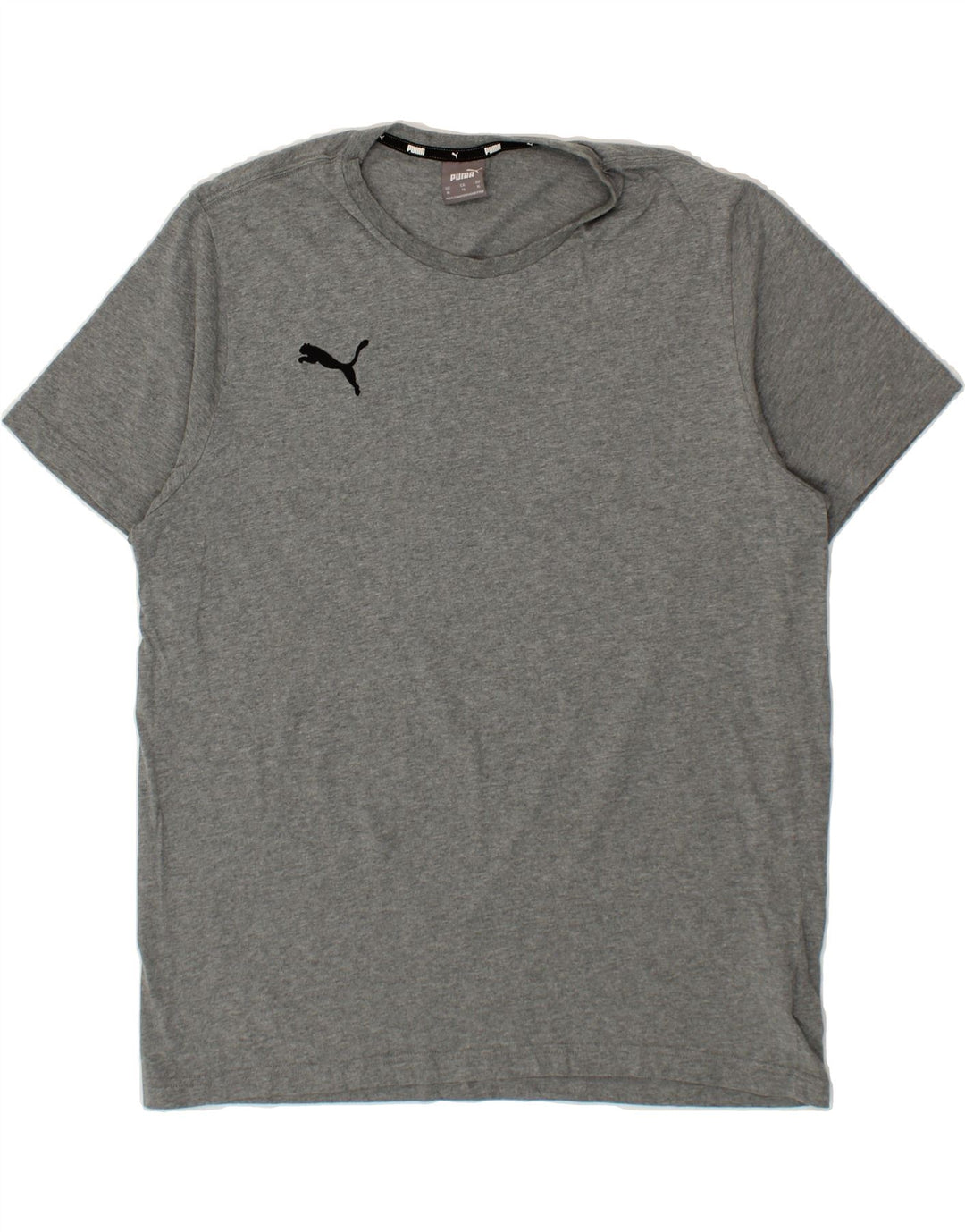 PUMA Mens T-Shirt Top XL Grey Cotton Vintage Puma and Second-Hand Puma from Messina Hembry 