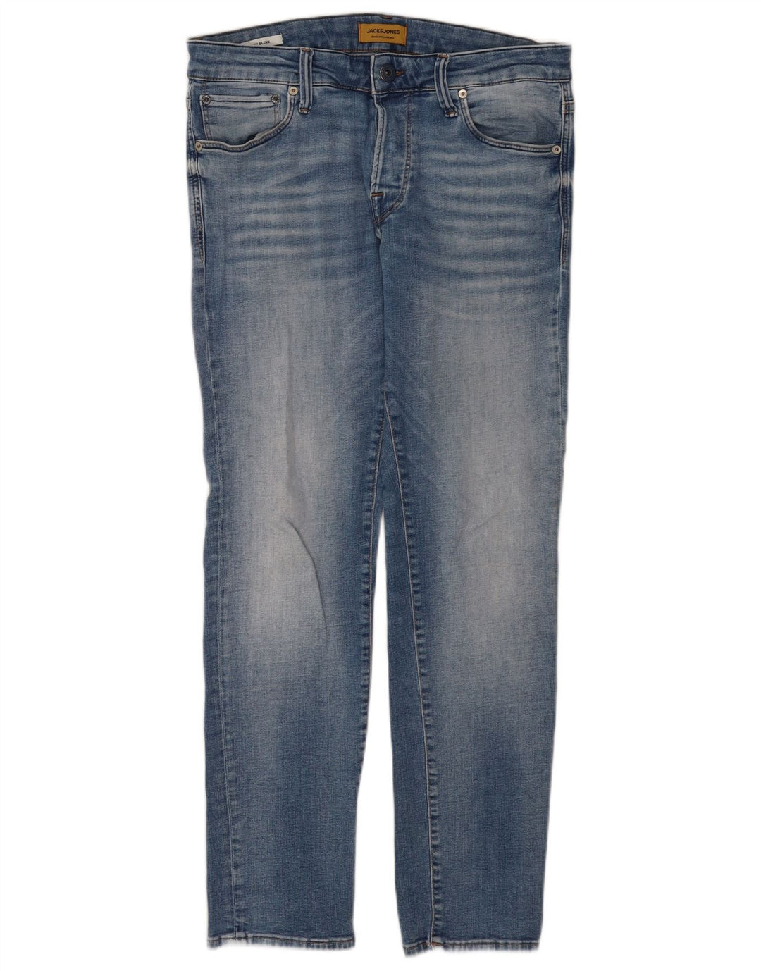 Мужские узкие джинсы Jack & Jones GLENN W32 L30, синий хлопок