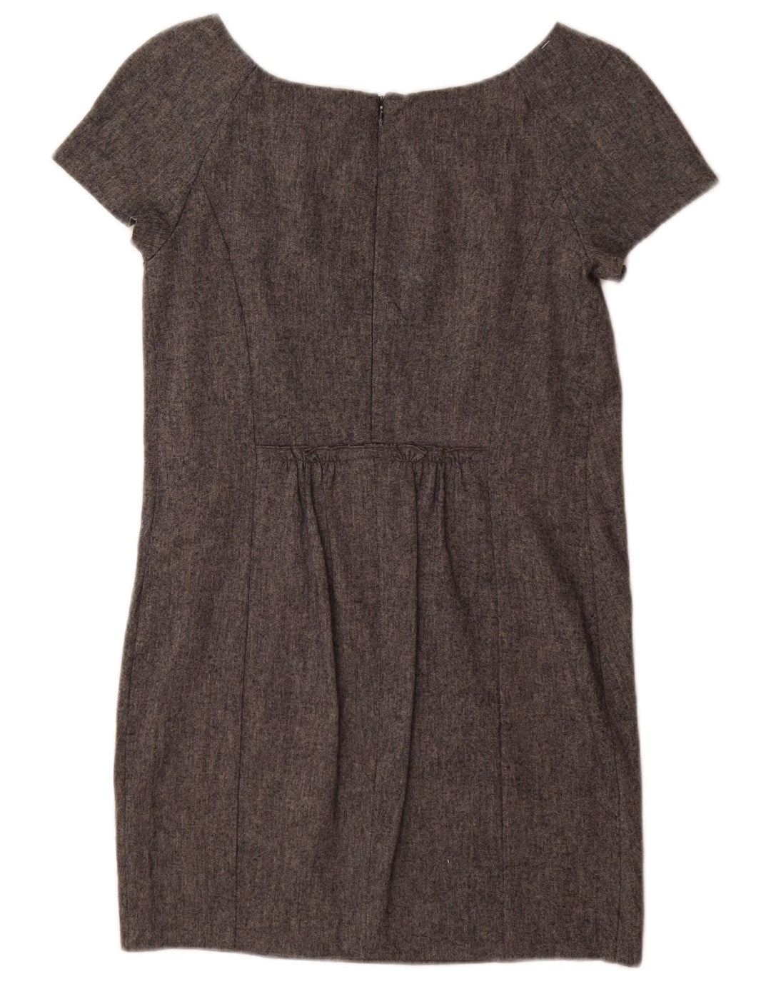 Женское платье прямого кроя Zara UK 6 XS, серое, вискоза с крапинками