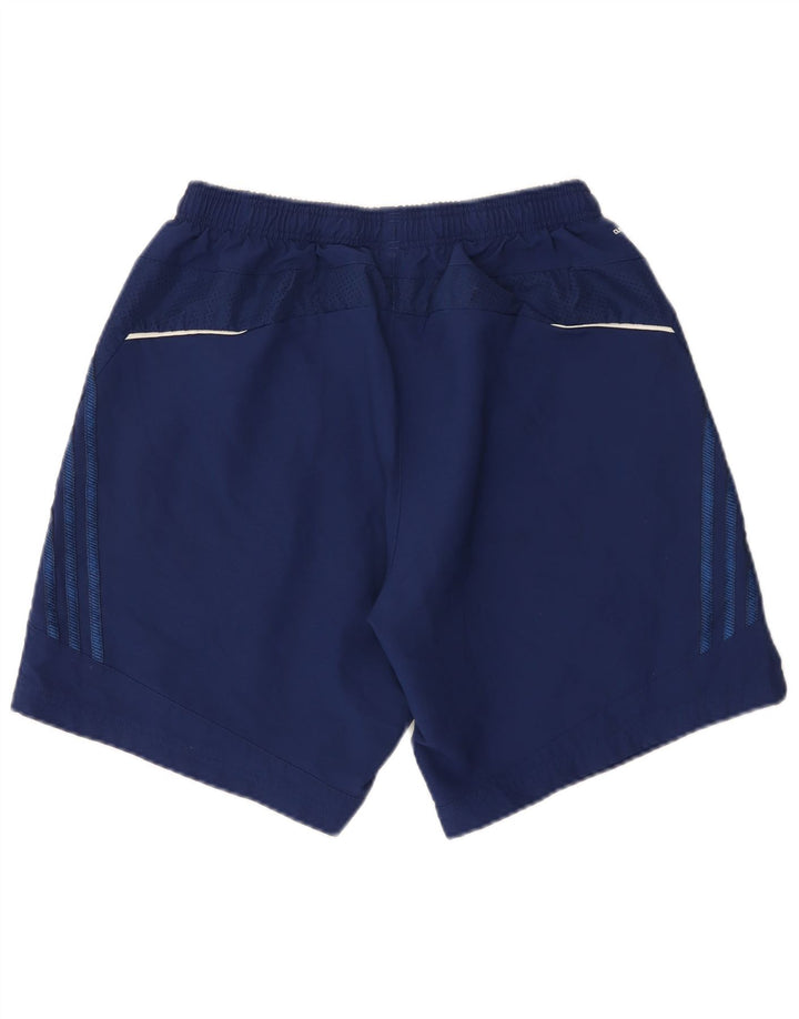 Мужские спортивные шорты Adidas Climalite, большие темно-синие, полиэстер