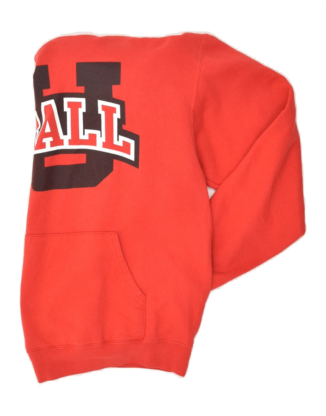 CHAMPION Mens Graphic Hoodie Jumper Medium Red Cotton Vintage Champion and Second-Hand Champion from Messina Hembry 