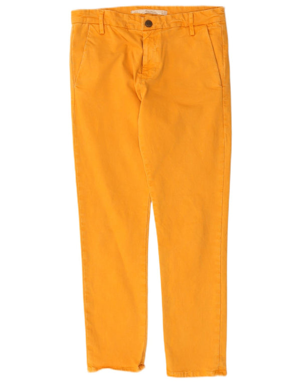 Женские узкие брюки-чиносы Zara EU 36 XS W26 Желтые