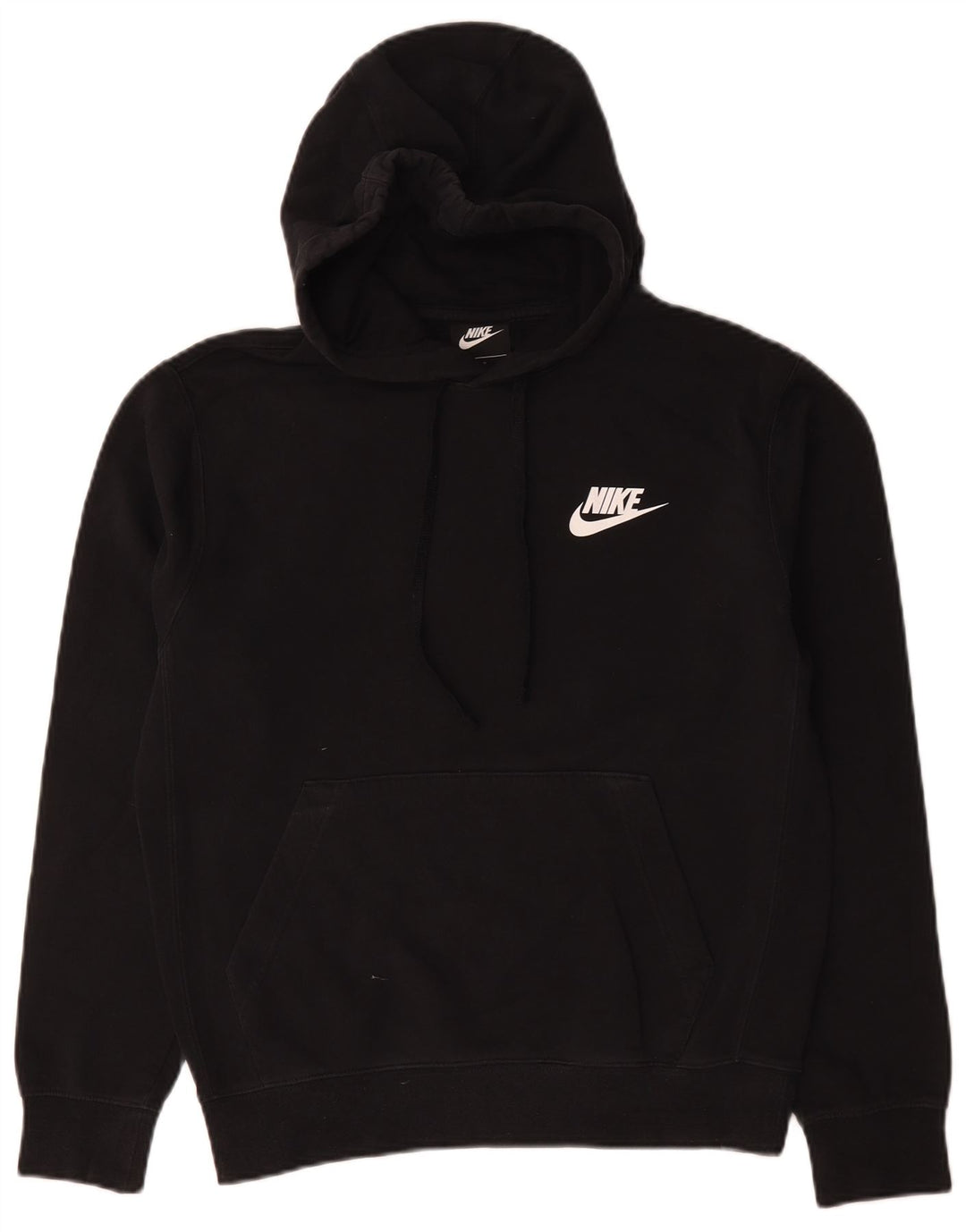 Мужской джемпер с капюшоном Nike, маленький черный, хлопок