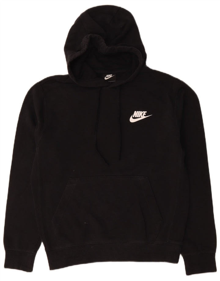 Мужской джемпер с капюшоном Nike, маленький черный, хлопок