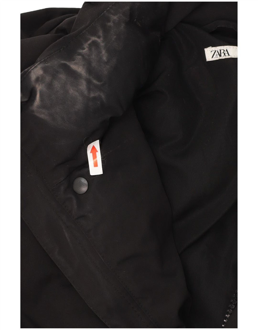 Мужская стеганая куртка Zara UK 42 XL, черный полиэстер