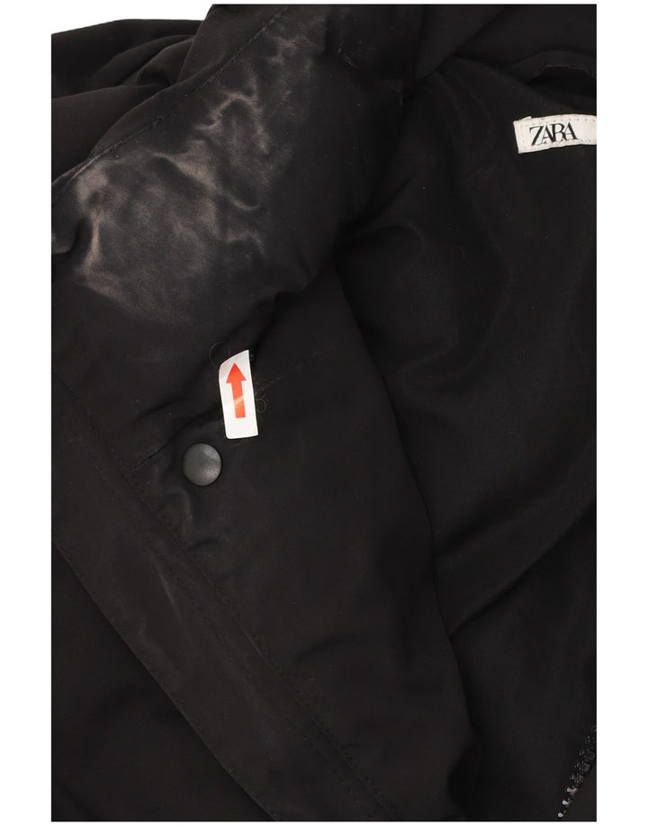 Мужская стеганая куртка Zara UK 42 XL, черный полиэстер