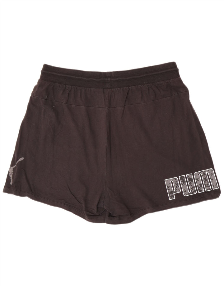 Женские спортивные шорты Puma с рисунком 2XL, черный хлопок
