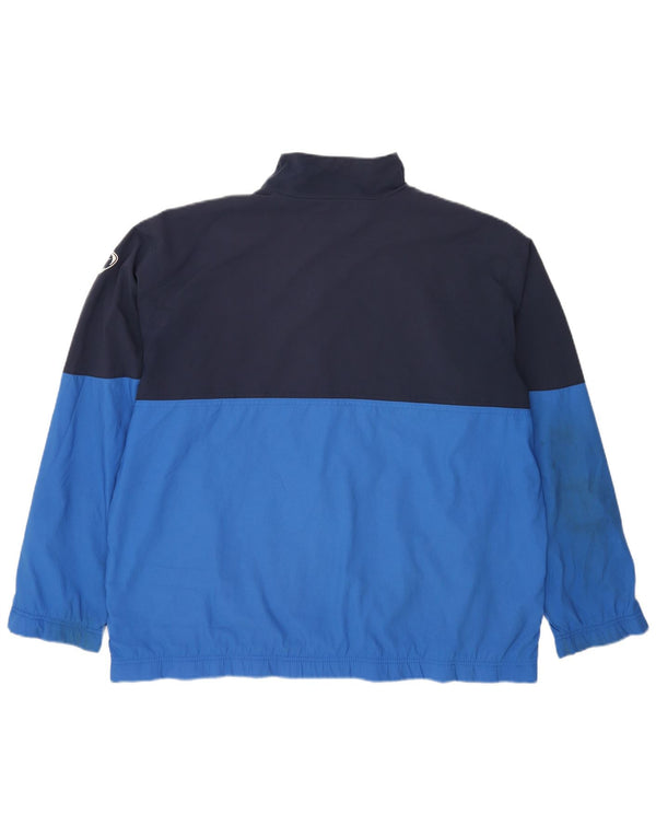 Мужская спортивная куртка Nike UK 44/46 XL, синяя, с цветными блоками, спортивная