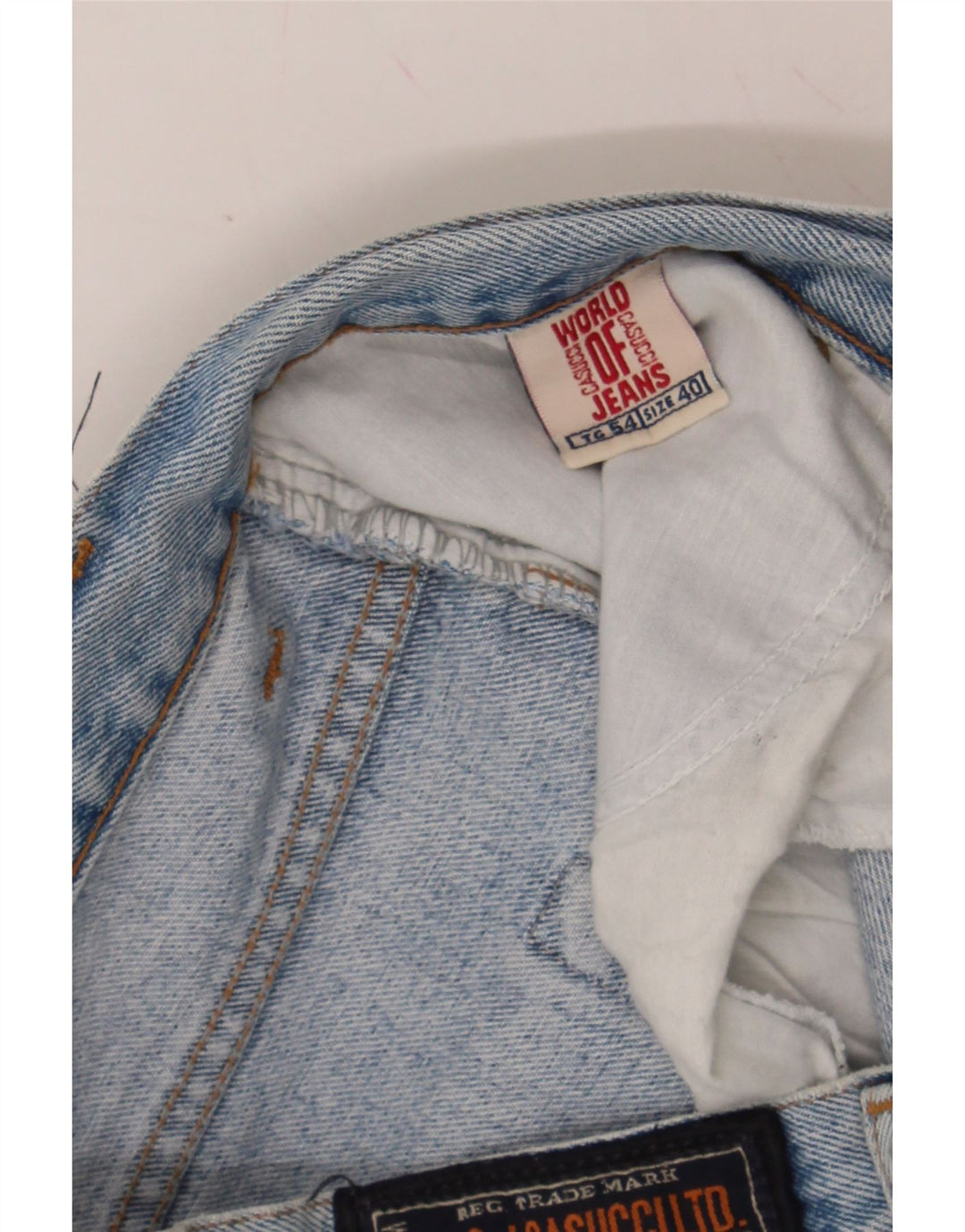 CASUCCI Mens Straight Jeans W40 L32  Blue Cotton Vintage Casucci and Second-Hand Casucci from Messina Hembry 