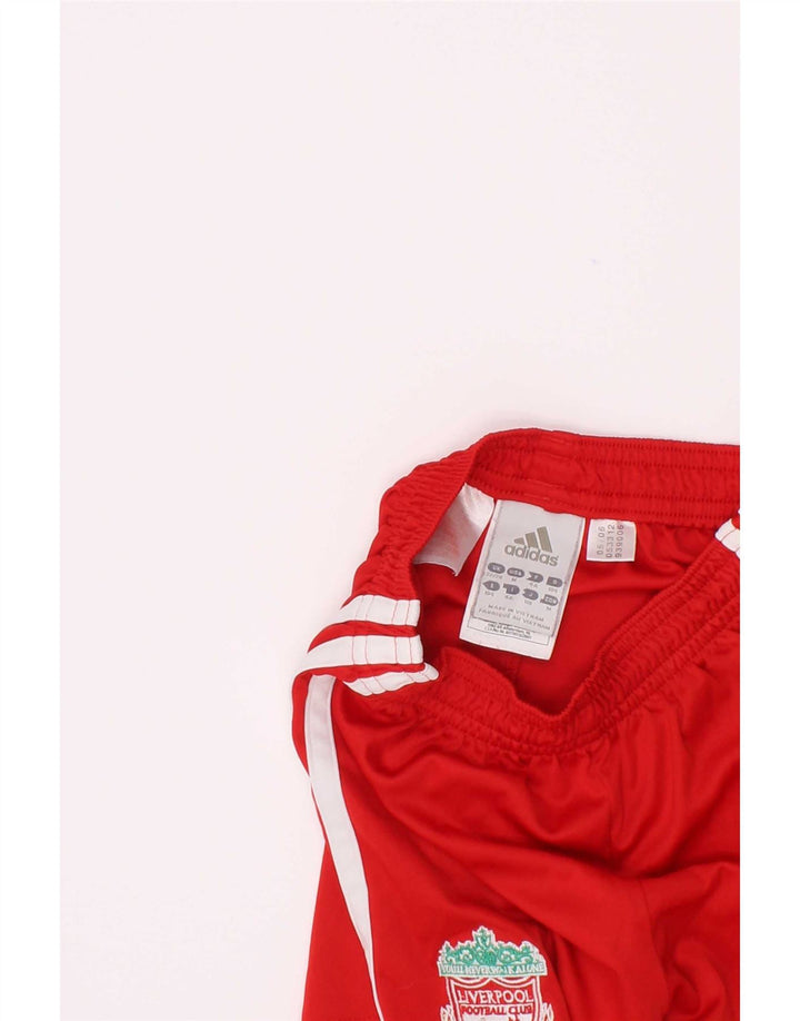 Спортивные шорты Adidas Boys Liverpool с графическим рисунком 3-4 года, красный полиэстер